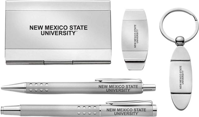 New Mexico State University 5-Piece Deskset