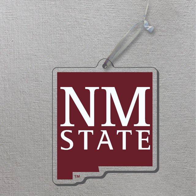 New Mexico State University 3'' x 4'' Etched Plexiglass Ornament