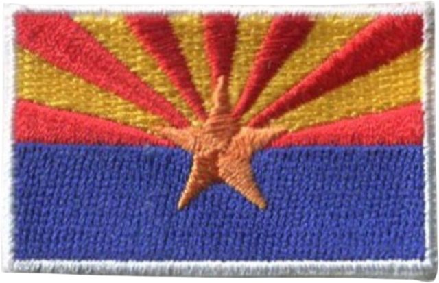 New Mexico State University Arizona State Flag Mini Patch