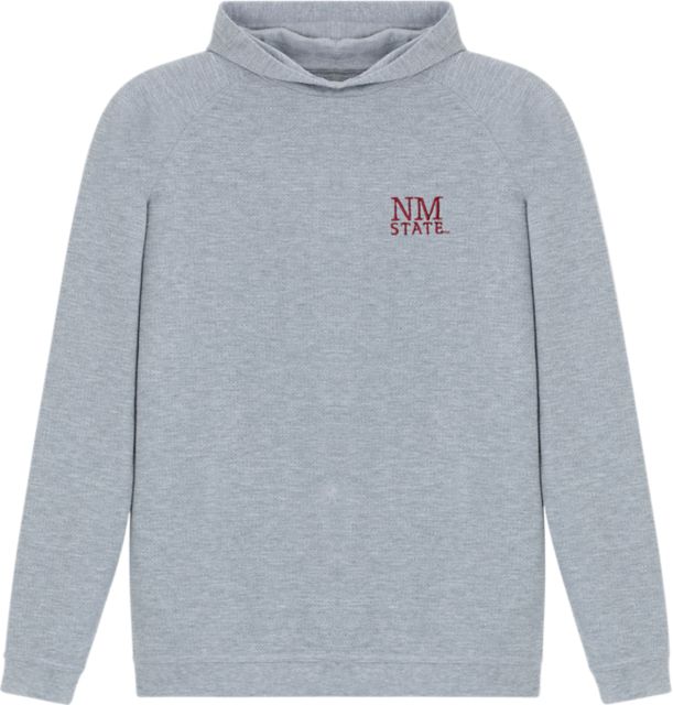New Mexico State University Waffle Hooded Long Sleeve T-Shirt