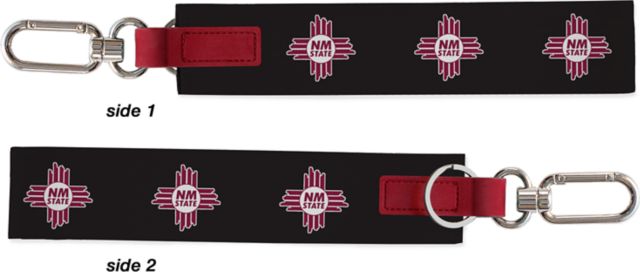 New Mexico State University Carabiner Strap Keychain