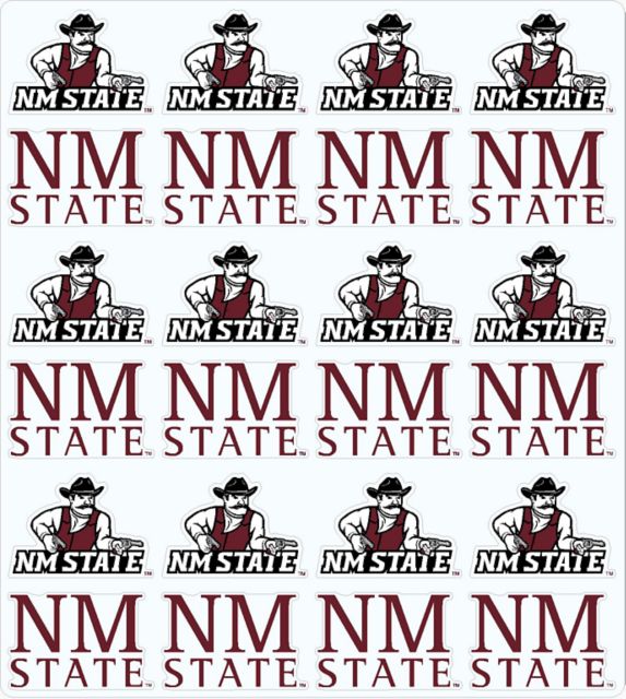 New Mexico State University Sticker Sheet