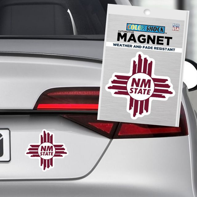 New Mexico State University 4x4 Magnet