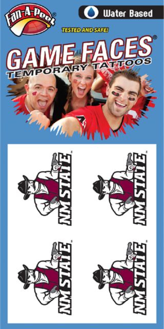 New Mexico State University Tattoo 4-Pack