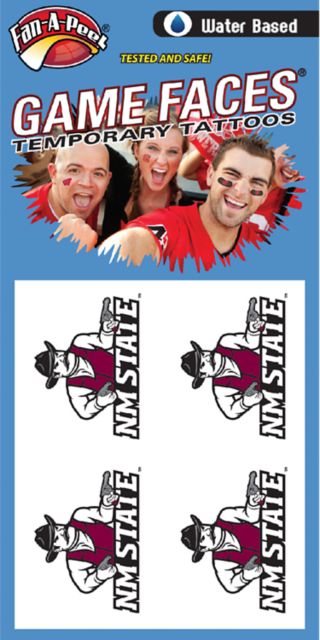 New Mexico State University Tattoo 4-Pack