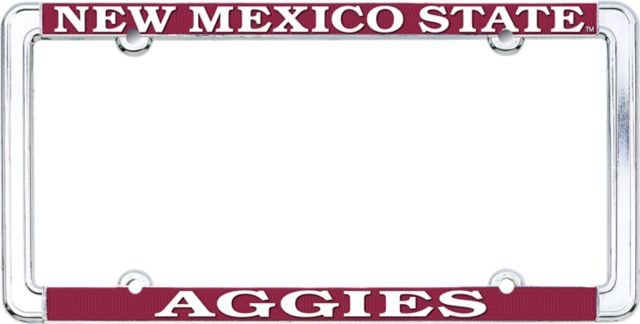 New Mexico State University Aggies Thin Rim License Plate Frame