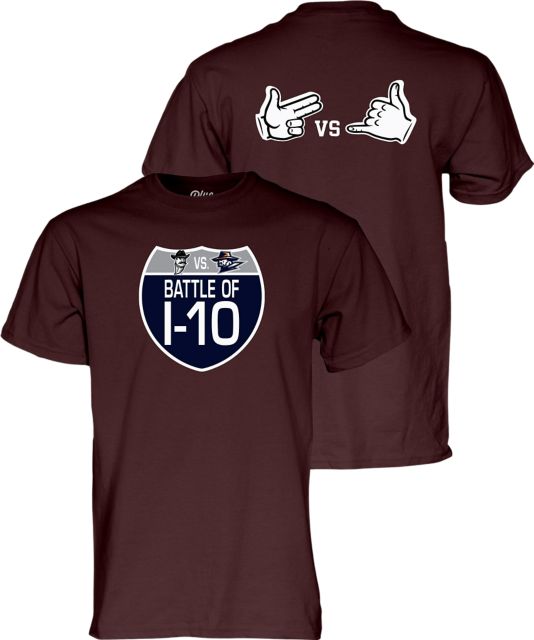 New Mexico State University Football Battle of I-10 Short Sleeve T-Shirt