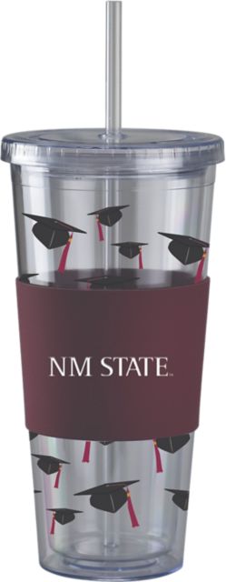 New Mexico State University Acrylic Tumbler with Straw