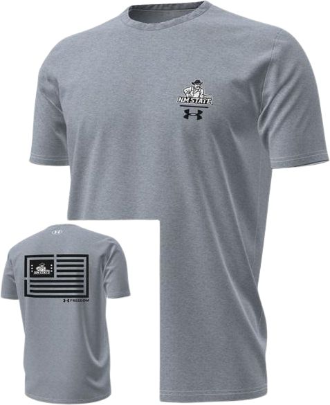 New Mexico State University Military Freedom Performance Short Sleeve T-Shirt
