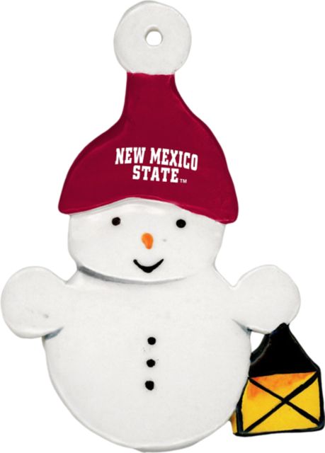 New Mexico State University Snowman Ornament