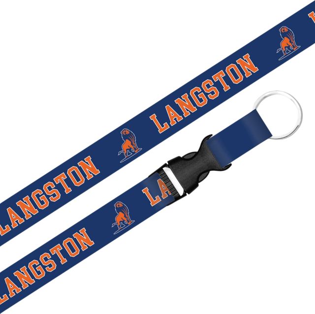 Langston University Lions Lanyard with Buckle
