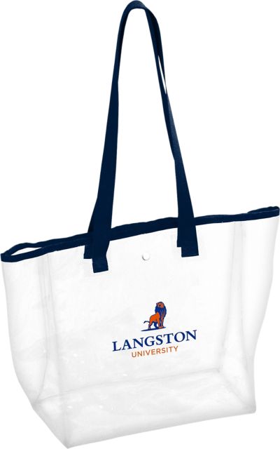 Langston University Clear Tote