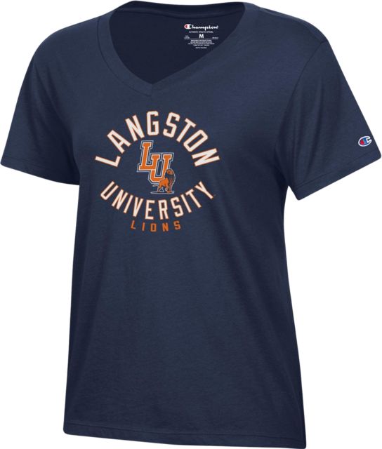 Langston University Women's V-Neck Short Sleeve T-Shirt