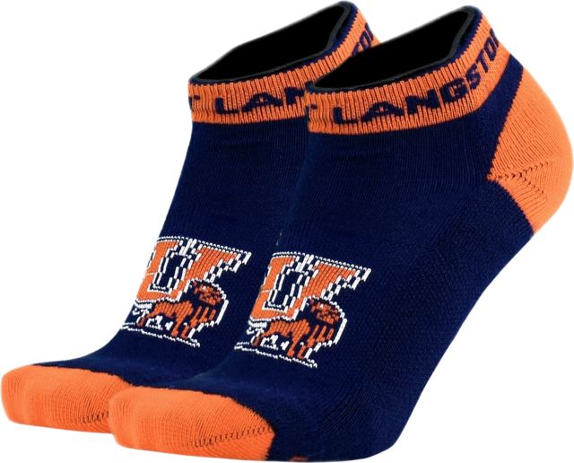 Langston University Lions Low Cut Socks