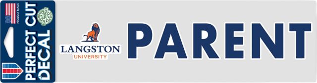 Langston University 3x10 Parent Decal