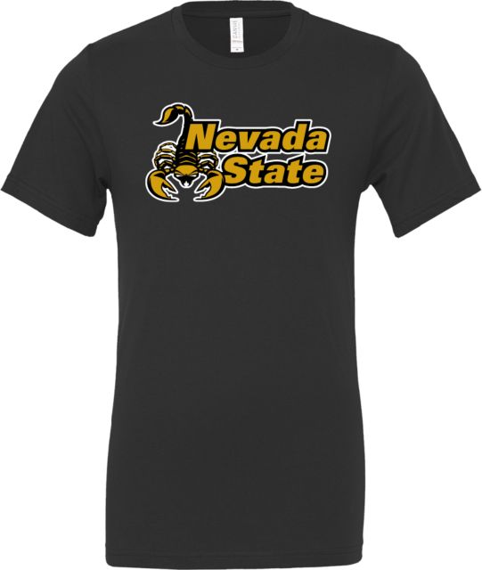 Nevada State Bella + Canvas Jersey Cotton T Shirt Nevada State Scorpion - ONLINE ONLY