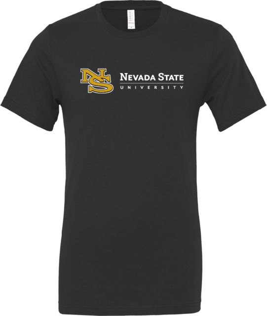 Nevada State Bella + Canvas Jersey Cotton T Shirt NS Institutional Mark - ONLINE ONLY
