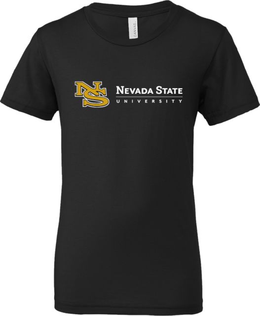 Nevada State Bella + Canvas Youth Jersey T Shirt NS Institutional Mark - ONLINE ONLY