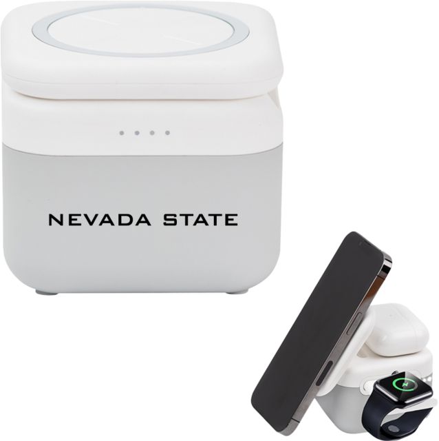 Nevada State 3In1 Wireless Charger Nevada St - ONLINE ONLY