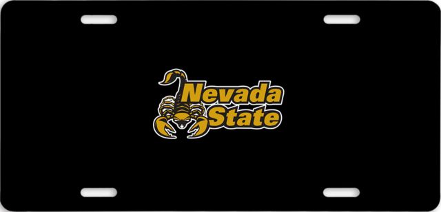 Nevada State License Plate Frame Mascot NS Scorpion - ONLINE ONLY