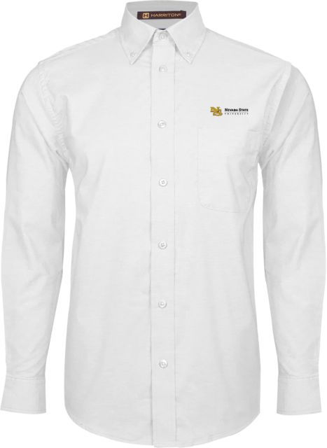 Nevada State Oxford Long Sleeve Shirt NS Institutional Mark - ONLINE ONLY