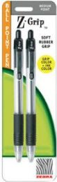Z-Grip Ballpoint Pen 2pk Carded Black Ink