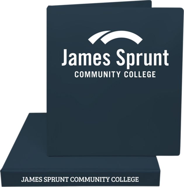 James Sprunt Community College 1'' Vinyl Binder