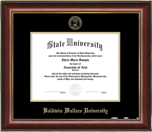 Baldwin Wallace University Classic Diploma Frame