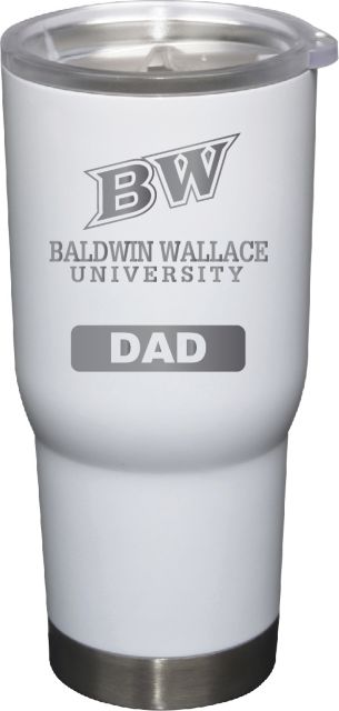 22 oz White Stainless Steel Tumbler Dad