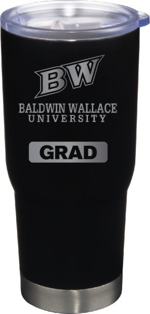 22 oz Matte Black Stainless Steel Tumbler Grad