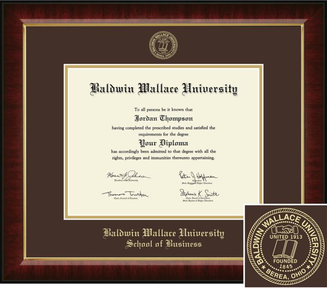 Church Hill Classics Embossed, Business, 8.5x11, Bachelors, Masters, Diploma Frame - ONLINE ONLY