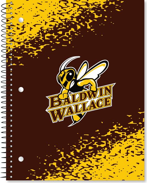 Baldwin Wallace University 70 Sheet 1 Subject Notebook