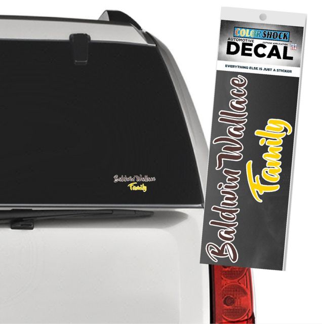 Baldwin Wallace University Family Decal
