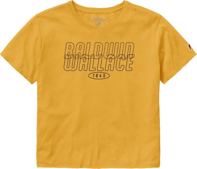 Baldwin Wallace University Women's Crop Short Sleeve T-Shirt