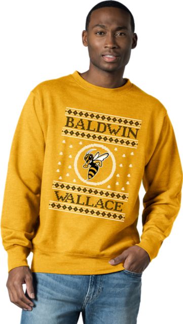 Baldwin Wallace University Yellow Jackets Crewneck Sweatshirt