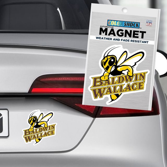 Baldwin Wallace University Yellow Jackets 4" x 4" Magnet