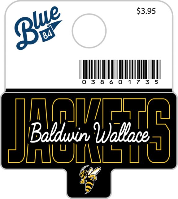 Baldwin Wallace University Yellow Jackets Mini Sticker