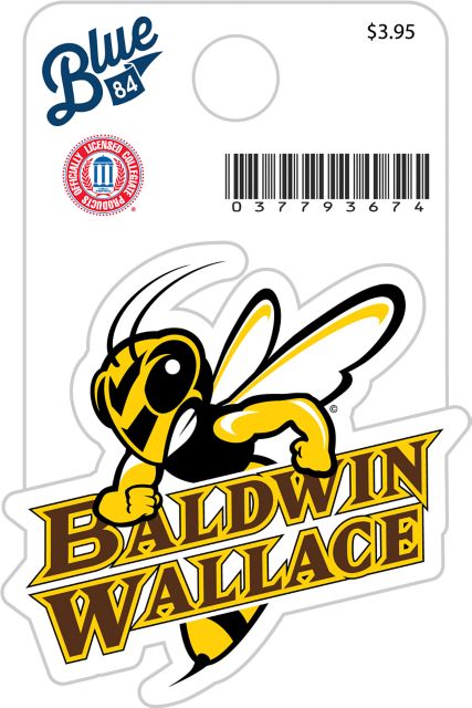 Baldwin Wallace University Yellow Jackets Mini Sticker