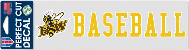 Baldwin Wallace University 3'' x 10'' Baseball Decal