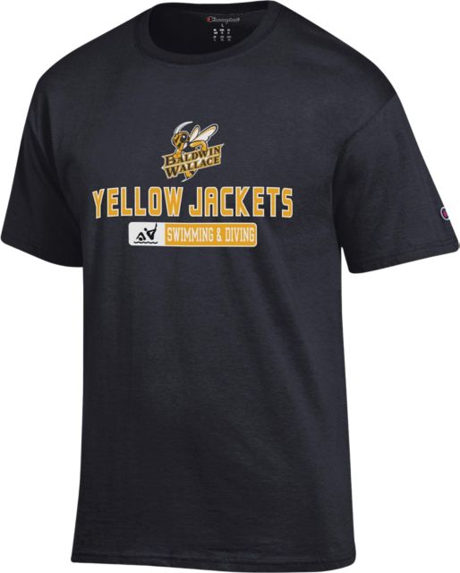 Baldwin Wallace University Yellow Jackets Swimming & Diving Short Sleeve T-Shirt