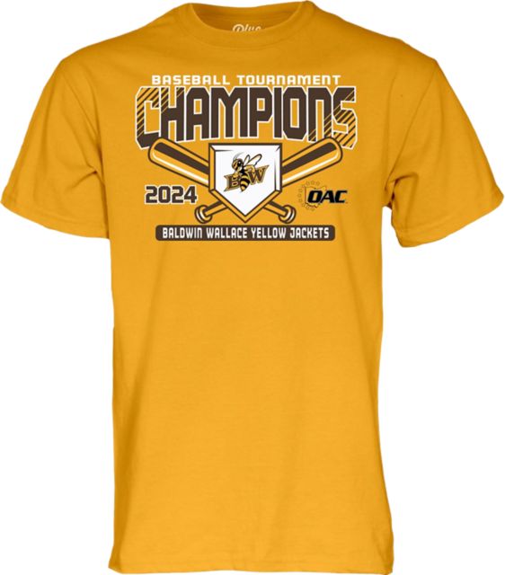 Baldwin Wallace University Baseball 2024 OAC Tournament Champions T-Shirt