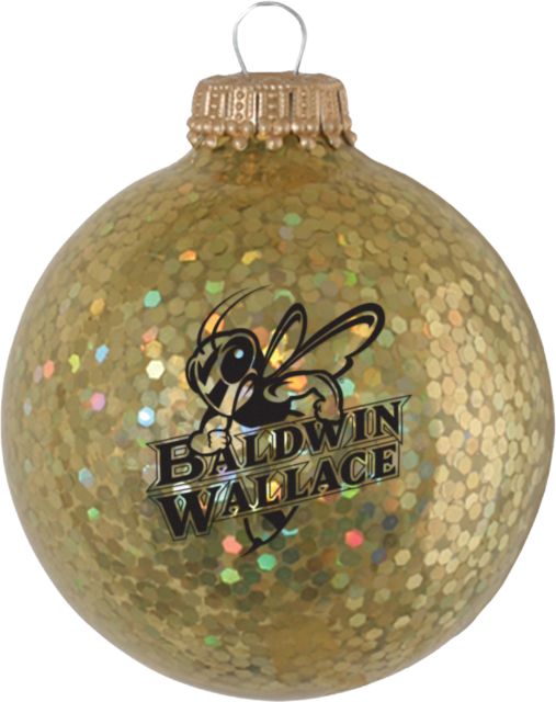 Baldwin Wallace University Sparkle Ball Ornament