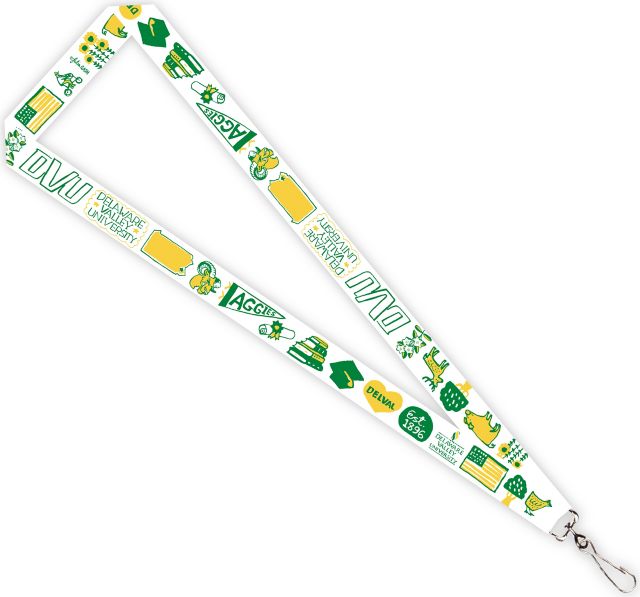 Delaware Valley University Julia Gash 3-4'' Satin Lanyard