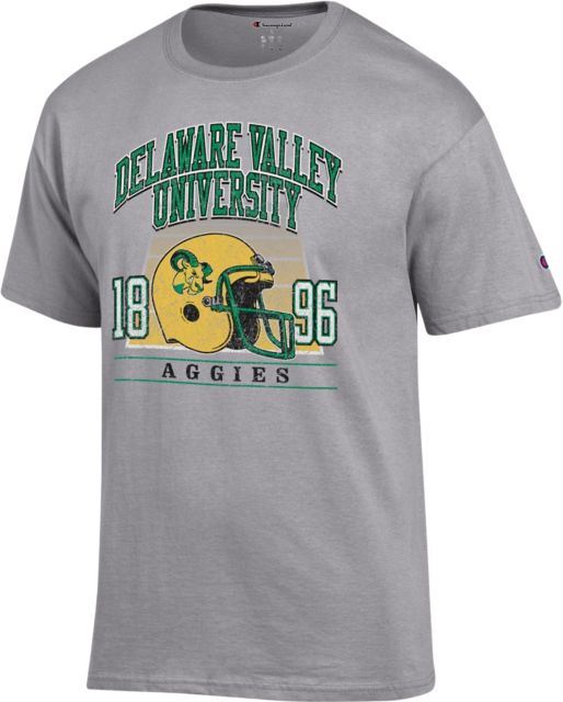 Delaware Valley University Aggies Helmet Short Sleeve T-Shirt