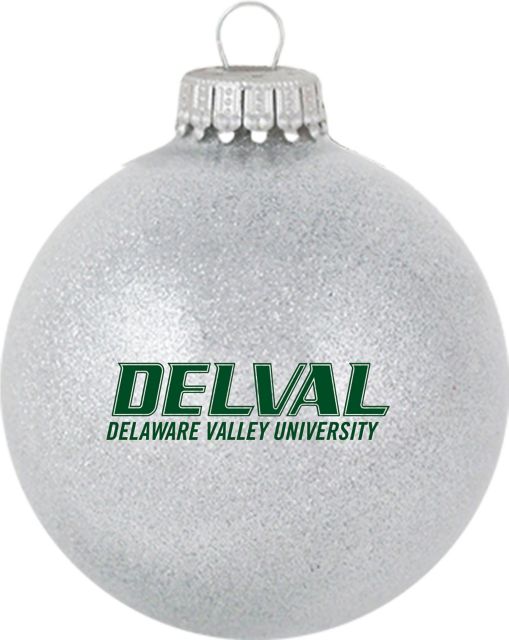 Delaware Valley University Aggies Sparkle Ball Ornament