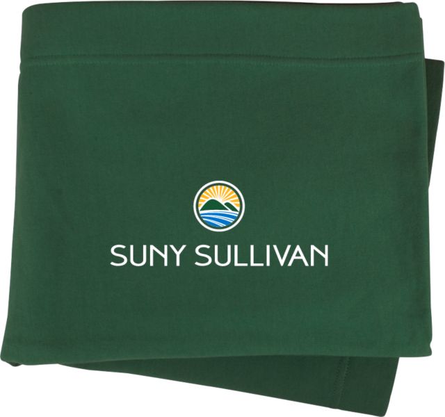 SUNY Sullivan County Community College Sweatshirt Blanket SUNY Sullivan Stacked - ONLINE ONLY