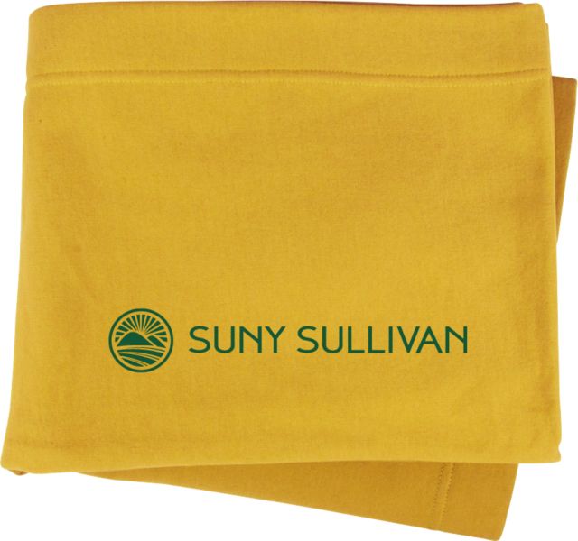 SUNY Sullivan County Community College Sweatshirt Blanket SUNY Sullivan Flat - ONLINE ONLY