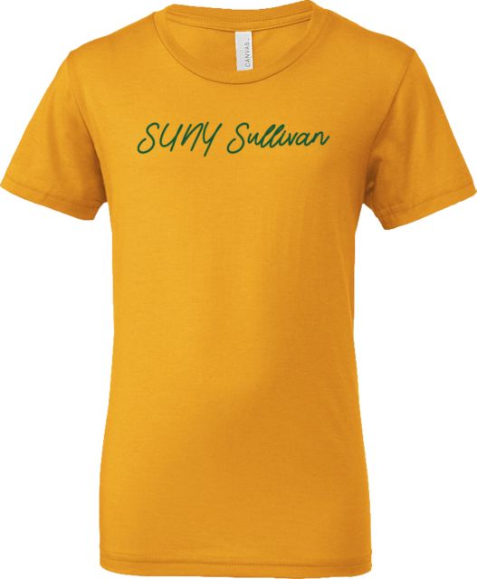 SUNY Sullivan County Community College Bella + Canvas Youth Jersey T-Shirt SUNY Sullivan Script - ONLINE ONLY