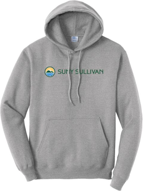 SUNY Sullivan County Community College Tall Athletic Heather Fleece Hoodie SUNY Sullivan Flat - ONLINE ONLY