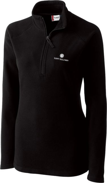 SUNY Sullivan County Community College C&B Women's Clique Summit Performance Fleece Half Zip SUNY Sullivan Stacked - ONLINE ONLY